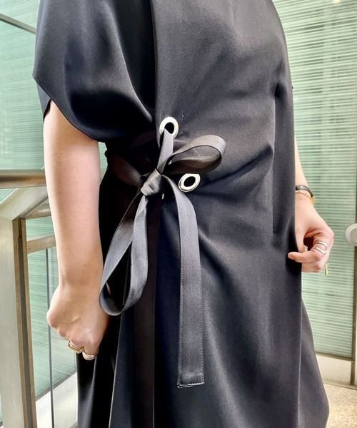 Scrap Book（スクラップブック）の「【Scrap Book】ハトメワンピース（ワンピース・レディース・ブルー/ブラック・FREE）」の16枚目の写真