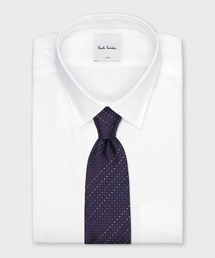 極美品 未使用に近い ポールスミス ボーダー ネクタイ ニットタイ マルチカラー Paul Smith（ポールスミス）の「マルチカラーピンドット タイ