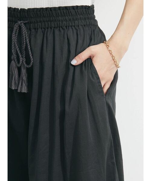 Green　Parks（グリーンパークス）の「インド綿 スカート見えボリュームパンツ（その他パンツ・レディース・チャコールグレー/ミント/グレイッシュベージュ・FREE）」の19枚目の写真