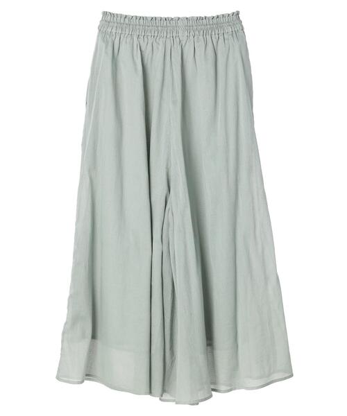 Green　Parks（グリーンパークス）の「インド綿 スカート見えボリュームパンツ（その他パンツ・レディース・チャコールグレー/ミント/グレイッシュベージュ・FREE）」の14枚目の写真