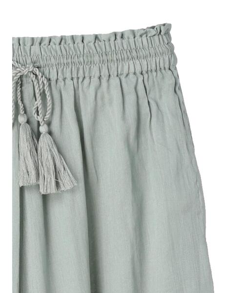 Green　Parks（グリーンパークス）の「インド綿 スカート見えボリュームパンツ（その他パンツ・レディース・チャコールグレー/ミント/グレイッシュベージュ・FREE）」の12枚目の写真