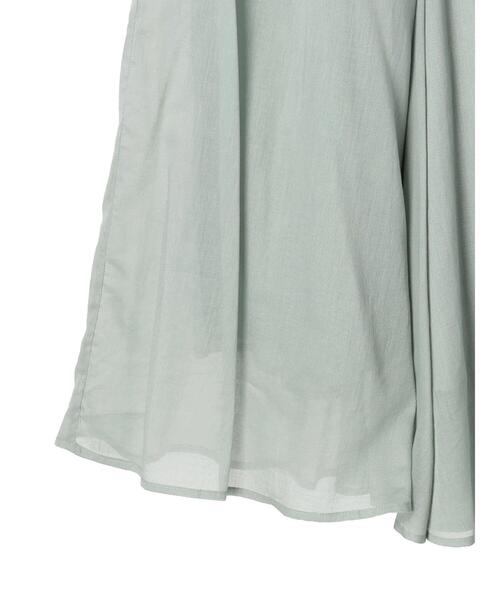 Green　Parks（グリーンパークス）の「インド綿 スカート見えボリュームパンツ（その他パンツ・レディース・チャコールグレー/ミント/グレイッシュベージュ・FREE）」の11枚目の写真