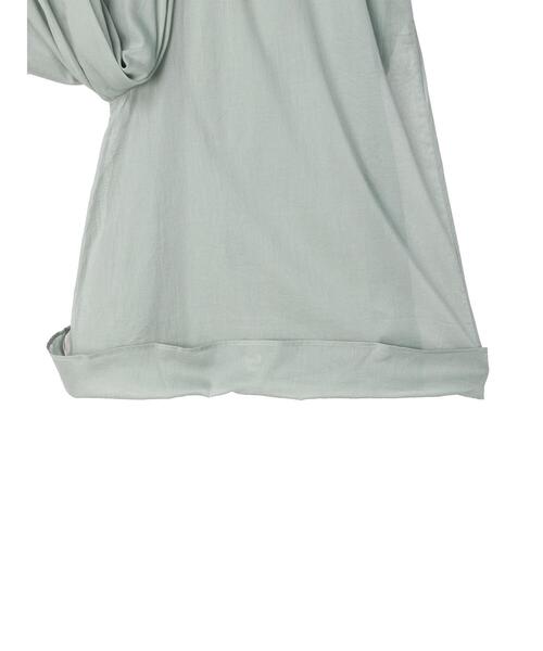 Green　Parks（グリーンパークス）の「インド綿 スカート見えボリュームパンツ（その他パンツ・レディース・チャコールグレー/ミント/グレイッシュベージュ・FREE）」の9枚目の写真