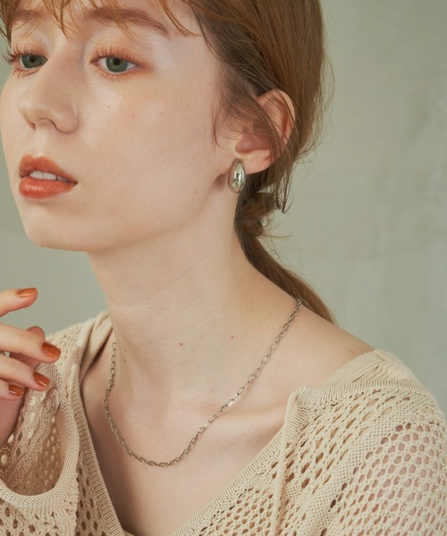hinari（ヒナリ）の「ぷっくりボリュームピアス/イヤリング（ピアス（両耳用）・レディース・シルバー/ゴールド/シルバー系その他/ゴールド系その他・FREE）」の12枚目の写真
