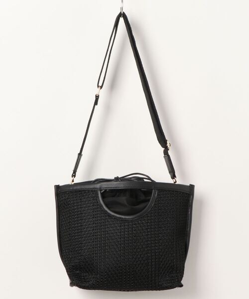 KOBE LETTUCE（コウベレタス）の「雑材ショルダーバッグ[B1490]（ショルダーバッグ・レディース・ベージュ/ブラック・FREE）」の5枚目の写真