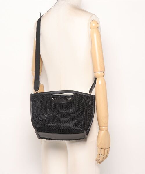 KOBE LETTUCE（コウベレタス）の「雑材ショルダーバッグ[B1490]（ショルダーバッグ・レディース・ベージュ/ブラック・FREE）」の3枚目の写真