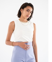 ALEXIA STAM | Basic Cotton Tank Top /ベーシックコットンタンクトップ(タンクトップ)