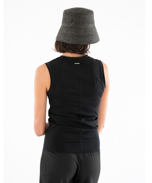 ALEXIA STAM（アリシアスタン）の「Basic Cotton Tank Top /ベーシックコットンタンクトップ（タンクトップ・レディース・ブラウン/ブラック/ホワイト・FREE）」の22枚目の写真