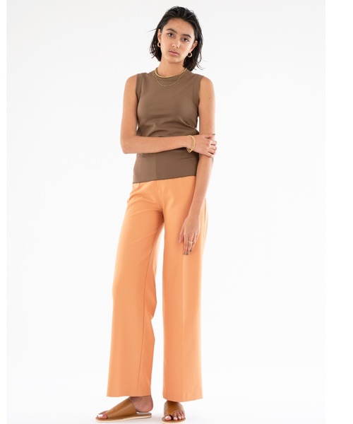 ALEXIA STAM（アリシアスタン）の「Basic Cotton Tank Top /ベーシックコットンタンクトップ（タンクトップ・レディース・ブラウン/ブラック/ホワイト・FREE）」の11枚目の写真