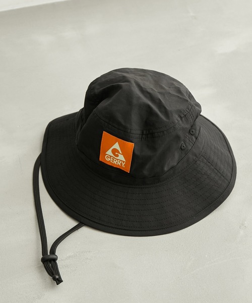 GERRY（ジェリー）の「【GERRY/ジェリー別注】日除け収納機能付きアドベンチャーハット（ハット・キッズ・ブラック/ベージュ・FREE）」の2枚目の写真