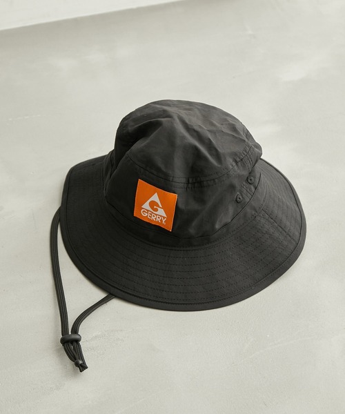 GERRY（ジェリー）の「【GERRY/ジェリー別注】日除け収納機能付きアドベンチャーハット（ハット・キッズ・ブラック/ベージュ・FREE）」の4枚目の写真
