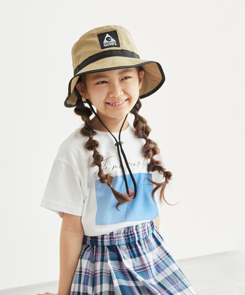 GERRY（ジェリー）の「【GERRY/ジェリー別注】日除け収納機能付きアドベンチャーハット（ハット・キッズ・ブラック/ベージュ・FREE）」の20枚目の写真