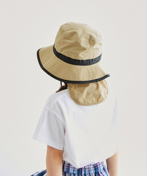 GERRY（ジェリー）の「【GERRY/ジェリー別注】日除け収納機能付きアドベンチャーハット（ハット・キッズ・ブラック/ベージュ・FREE）」の21枚目の写真