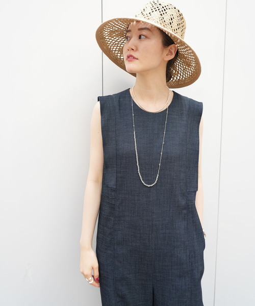 【めっちゃ変わる】 IENA（イエナ）の「デニムライクスクエアショルダー サロペット・オーバーオール・オールインワン