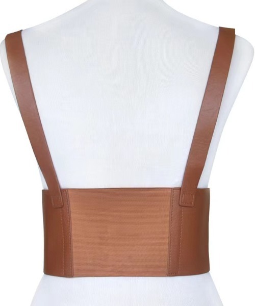 almo(アルモ)の「Wベルトハーネス【YC】(ベルト・レディース・ブラック/キャメル・FREE)」の4枚目の写真