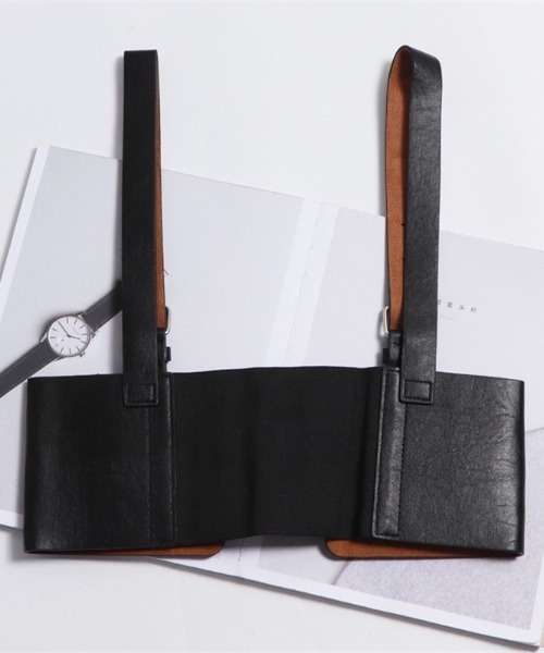 almo(アルモ)の「Wベルトハーネス【YC】(ベルト・レディース・ブラック/キャメル・FREE)」の6枚目の写真