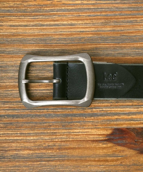 Lee（リー）の「Ｌee/リー 40mm Garrison Leather Belt 本革 太め レザーベルト（ベルト・メンズ・ブラック/ダークブラウン/ブラウン・FREE）」の4枚目の写真