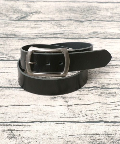 Lee（リー）の「Ｌee/リー 40mm Garrison Leather Belt 本革 太め レザーベルト（ベルト・メンズ・ブラック/ダークブラウン/ブラウン・FREE）」の7枚目の写真