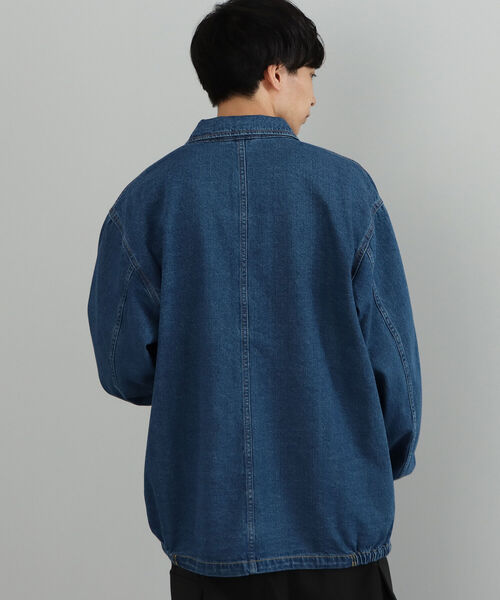 BEAMS HEART(ビームスハート)の「BEAMS HEART / デニム コーチ ジャケット(デニムジャケット・メンズ・インディゴブルー/ブルー・SMALL/MEDIUM/LARGE)」の9枚目の写真
