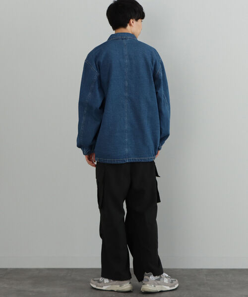 BEAMS HEART(ビームスハート)の「BEAMS HEART / デニム コーチ ジャケット(デニムジャケット・メンズ・インディゴブルー/ブルー・SMALL/MEDIUM/LARGE)」の15枚目の写真
