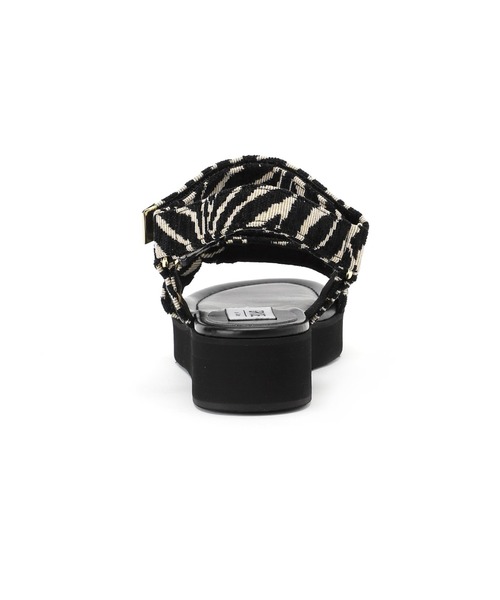 LE TALON（ルタロン）の「GRISE アツゾココンビストラップサンダル（サンダル・レディース・パープル/ブラック×ブラック・SMALL/MEDIUM/LARGE/X-SMALL/X-LARGE）」の4枚目の写真