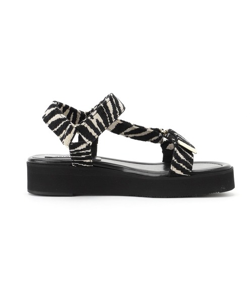 LE TALON（ルタロン）の「GRISE アツゾココンビストラップサンダル（サンダル・レディース・パープル/ブラック×ブラック・SMALL/MEDIUM/LARGE/X-SMALL/X-LARGE）」の5枚目の写真