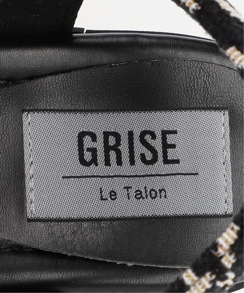 LE TALON（ルタロン）の「GRISE アツゾココンビストラップサンダル（サンダル・レディース・パープル/ブラック×ブラック・SMALL/MEDIUM/LARGE/X-SMALL/X-LARGE）」の9枚目の写真