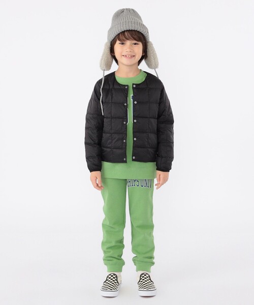 TAION（タイオン）の「【WEB限定】TAION:100～140cm / キッズ インナー ダウン ジャケット（ダウンジャケット/コート・キッズ・ライトブルー/ブラック/ネイビー/カーキ/ラベンダー/イエロー・100/110/120/130/140）」の8枚目の写真