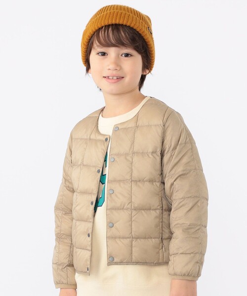 TAION（タイオン）の「【WEB限定】TAION:100～140cm / キッズ インナー ダウン ジャケット（ダウンジャケット/コート・キッズ・ライトブルー/ブラック/ネイビー/カーキ/ラベンダー/イエロー・100/110/120/130/140）」の13枚目の写真