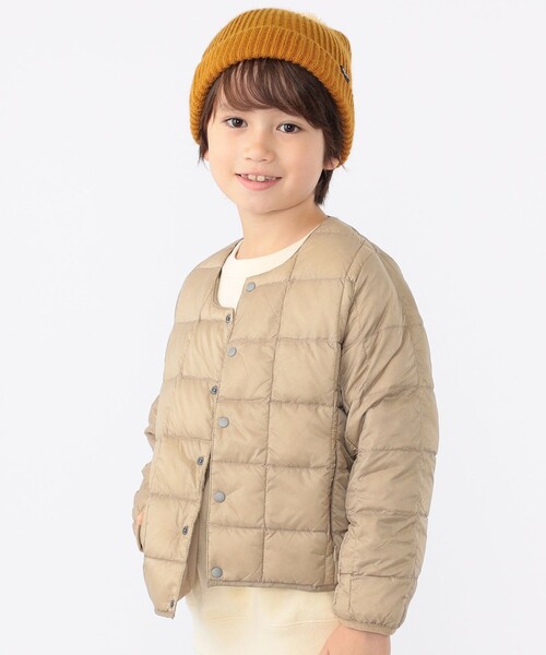 TAION（タイオン）の「【WEB限定】TAION:100～140cm / キッズ インナー ダウン ジャケット（ダウンジャケット/コート・キッズ・ライトブルー/ブラック/ネイビー/カーキ/ラベンダー/イエロー・100/110/120/130/140）」の15枚目の写真