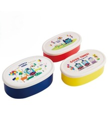 BAYBLO（ベイブロ）の「(SK)【ミッフィー】お弁当箱にも使える。保存ケース 3点セット[860ml]（お弁当箱）」