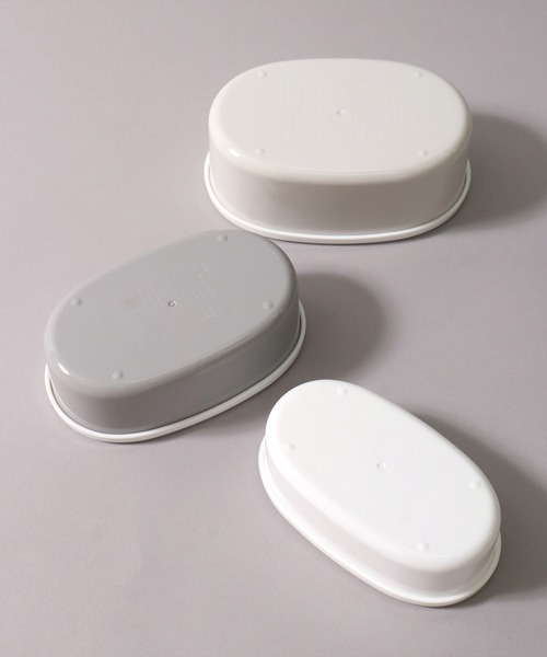 BAYBLO（ベイブロ）の「(SK)【ミッフィー】お弁当箱にも使える。保存ケース 3点セット[860ml]（お弁当箱・レディース・ライトグレー/マルチ・ONE SIZE）」の5枚目の写真