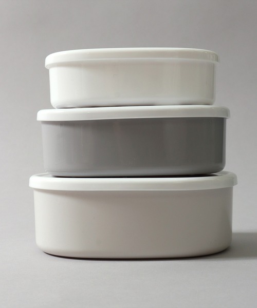 BAYBLO（ベイブロ）の「(SK)【ミッフィー】お弁当箱にも使える。保存ケース 3点セット[860ml]（お弁当箱・レディース・ライトグレー/マルチ・ONE SIZE）」の6枚目の写真