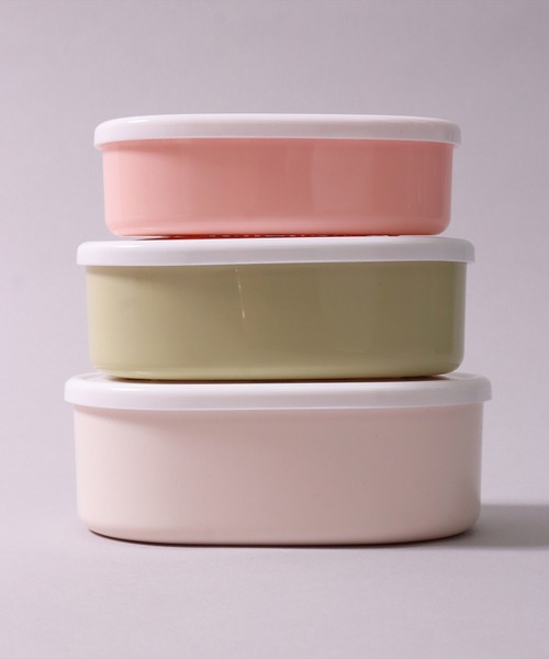 BAYBLO（ベイブロ）の「(SK)【ミッフィー】お弁当箱にも使える。保存ケース 3点セット[860ml]（お弁当箱・レディース・ライトグレー/マルチ・ONE SIZE）」の12枚目の写真