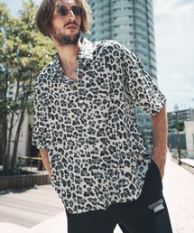 qwerty | mhs1860-BlackCamo Leopard Shirts シャツ(シャツ/ブラウス)