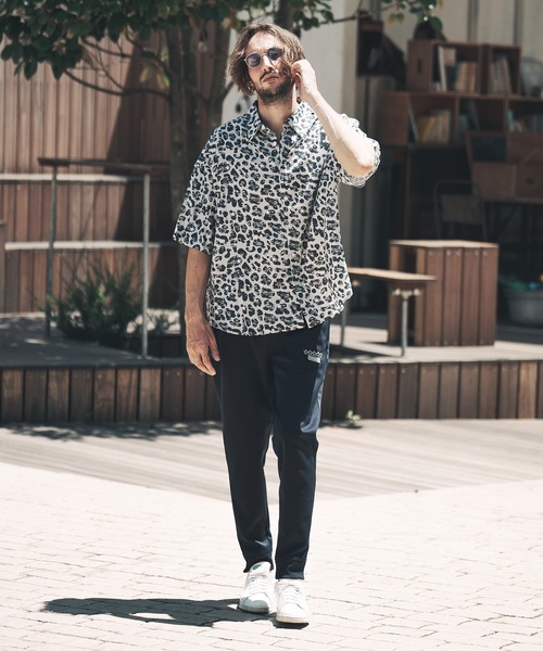 qwerty（クワーティ）の「mhs1860-BlackCamo Leopard Shirts シャツ（シャツ/ブラウス・メンズ・グレー/ブラック・FREE）」の14枚目の写真