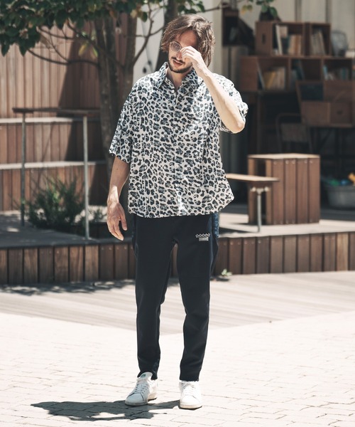 qwerty（クワーティ）の「mhs1860-BlackCamo Leopard Shirts シャツ（シャツ/ブラウス・メンズ・グレー/ブラック・FREE）」の15枚目の写真