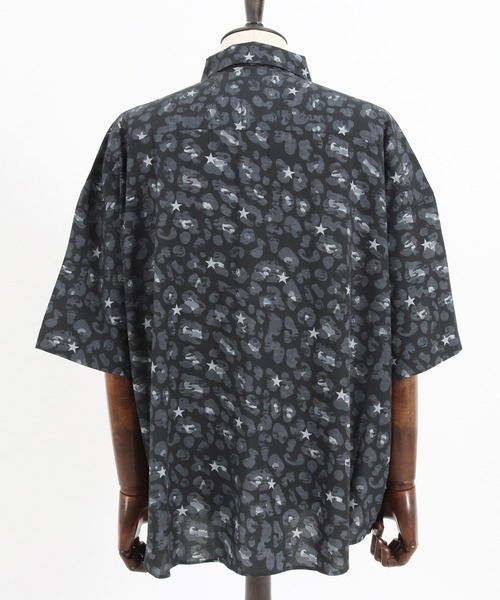 qwerty（クワーティ）の「mhs1860-BlackCamo Leopard Shirts シャツ（シャツ/ブラウス・メンズ・グレー/ブラック・FREE）」の18枚目の写真