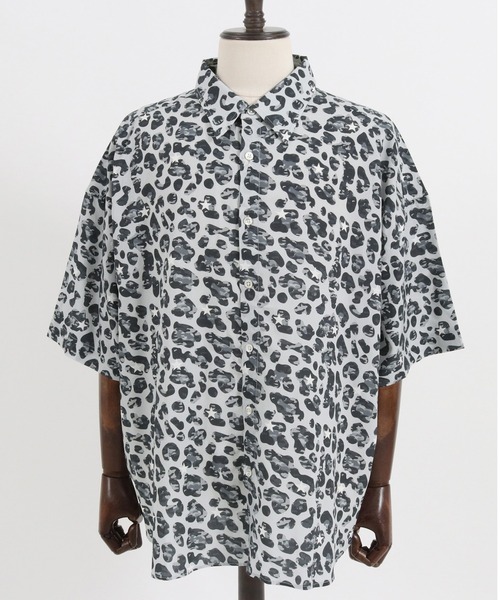 qwerty（クワーティ）の「mhs1860-BlackCamo Leopard Shirts シャツ（シャツ/ブラウス・メンズ・グレー/ブラック・FREE）」の19枚目の写真