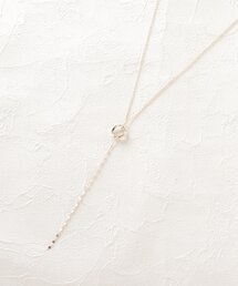 OPAQUE.CLIP | リング×プレートチェーンYネックレス(ネックレス)