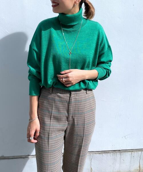 OPAQUE.CLIP（オペークドットクリップ）の「◆リング×プレートチェーンYネックレス（ネックレス・レディース・シルバー/ゴールド・00）」の4枚目の写真