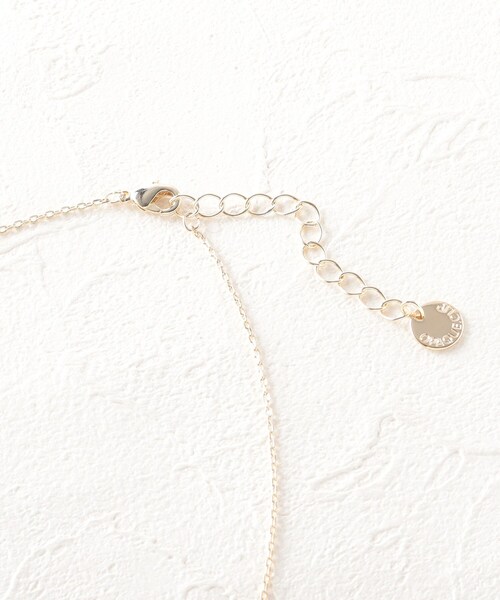 OPAQUE.CLIP（オペークドットクリップ）の「◆リング×プレートチェーンYネックレス（ネックレス・レディース・シルバー/ゴールド・00）」の8枚目の写真
