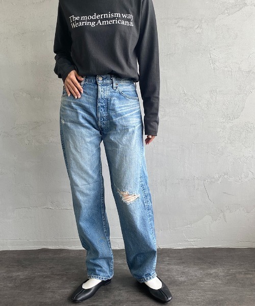 THE SHINZONE（ザ　シンゾーン）の「[THE SHINZONE/ザ シンゾーン] ダメージクリップジーンズ（デニムパンツ・レディース・インディゴブルー・0/36/34/32）」の10枚目の写真