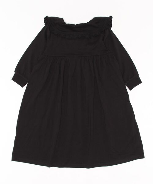 LOWRYS FARM（ローリーズファーム）の「フリルカラーカットワンピース　135930（ワンピース・キッズ・ブラック/パープル/ブルー/グリーン・110cm/120cm/130cm/140cm/150cm）」の8枚目の写真