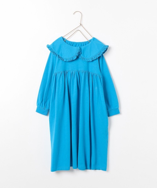 LOWRYS FARM（ローリーズファーム）の「フリルカラーカットワンピース　135930（ワンピース・キッズ・ブラック/パープル/ブルー/グリーン・110cm/120cm/130cm/140cm/150cm）」の9枚目の写真