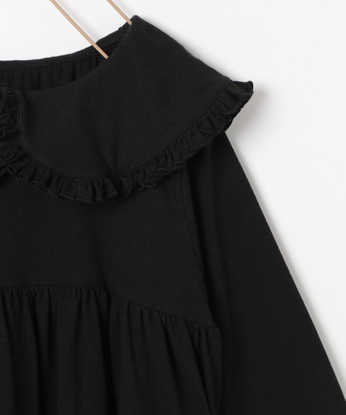 LOWRYS FARM（ローリーズファーム）の「フリルカラーカットワンピース　135930（ワンピース・キッズ・ブラック/パープル/ブルー/グリーン・110cm/120cm/130cm/140cm/150cm）」の12枚目の写真