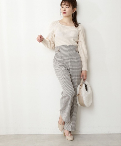 PROPORTION BODY DRESSING（プロポーションボディドレッシング）の「ハイウエストフレアパンツ / 1212230905（その他パンツ・レディース・ブラウン/ベージュ/グレー系その他・X-SMALL/MEDIUM/SMALL）」の5枚目の写真