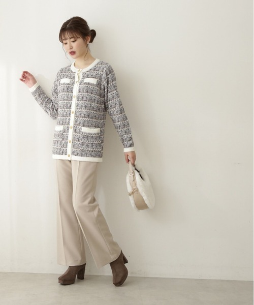 PROPORTION BODY DRESSING（プロポーションボディドレッシング）の「ハイウエストフレアパンツ / 1212230905（その他パンツ・レディース・ブラウン/ベージュ/グレー系その他・X-SMALL/MEDIUM/SMALL）」の10枚目の写真