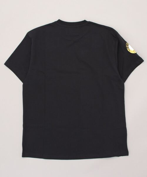 MIDWEST（ミッドウエスト）の「RAF SIMONS×FRED PERRY   SM3123 RS OVERSIZED PATATCHED T-SHIRT（Tシャツ/カットソー・メンズ・ブラック・SMALL/MEDIUM）」の2枚目の写真