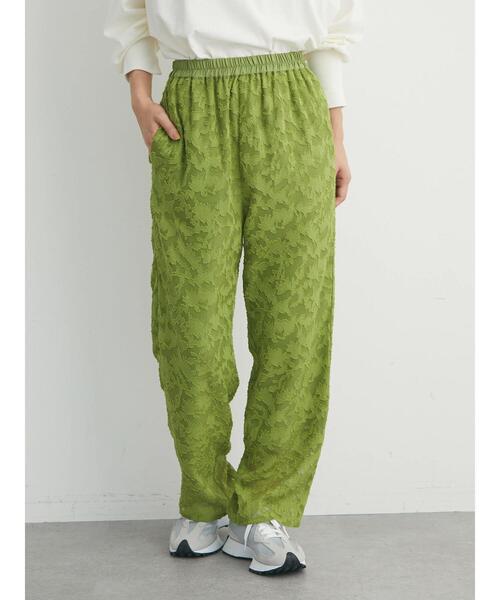 ELENCARE DUE(エレンカーレデュエ)の「・ELENCARE DUE シアージャカードパンツ*(その他パンツ・レディース・グリーン/パープル/ブラック・FREE)」の21枚目の写真